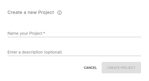 Project Organization Screenshot
